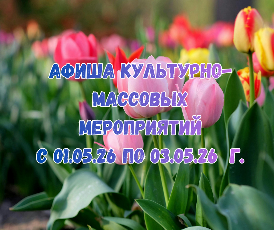 Афиша культурно-массовых мероприятий